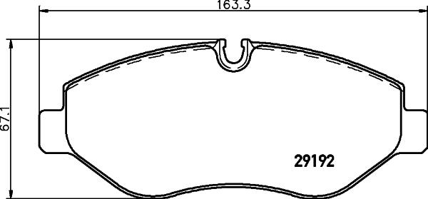 HELLA 8DB 355 005-521 - Kit pastiglie freno, Freno a disco www.autoricambit.com