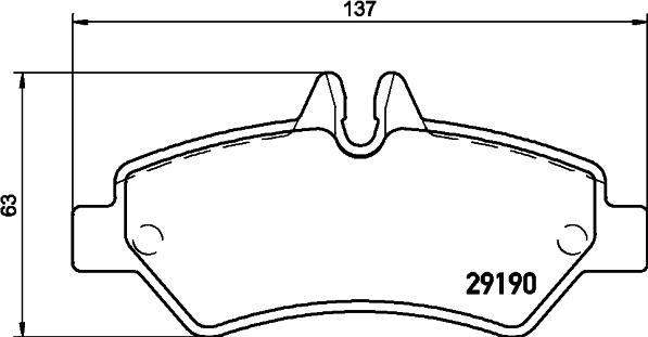 HELLA 8DB 355 005-351 - Kit pastiglie freno, Freno a disco www.autoricambit.com