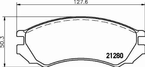 HELLA 8DB 355 006-441 - Kit pastiglie freno, Freno a disco www.autoricambit.com