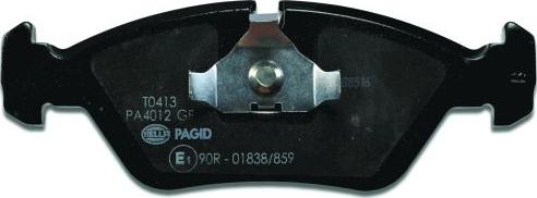 HELLA 8DB 355 006-511 - Kit pastiglie freno, Freno a disco www.autoricambit.com