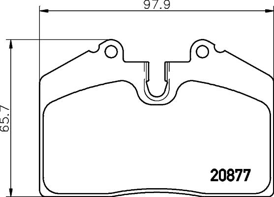 HELLA 8DB 355 006-351 - Kit pastiglie freno, Freno a disco www.autoricambit.com