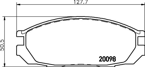 HELLA 8DB 355 006-251 - Kit pastiglie freno, Freno a disco www.autoricambit.com