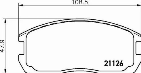 HELLA 8DB 355 006-201 - Kit pastiglie freno, Freno a disco www.autoricambit.com