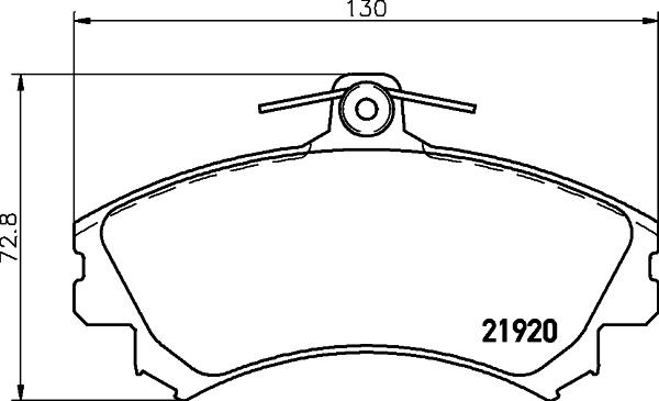 HELLA 8DB 355 006-701 - Kit pastiglie freno, Freno a disco www.autoricambit.com