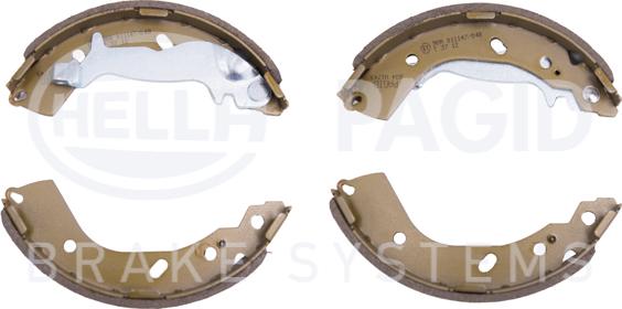 HELLA 8DB 355 000-431 - Kit freno, freni a tamburo www.autoricambit.com