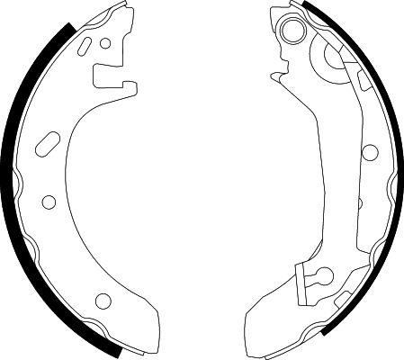 HELLA 8DB 355 001-461 - Kit freno, freni a tamburo www.autoricambit.com