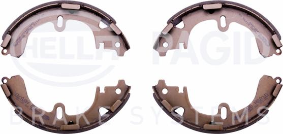 HELLA 8DB 355 001-661 - Kit freno, freni a tamburo www.autoricambit.com