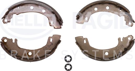 HELLA 8DB 355 001-891 - Kit freno, freni a tamburo www.autoricambit.com