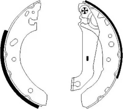 HELLA 8DB 355 001-811 - Kit freno, freni a tamburo www.autoricambit.com