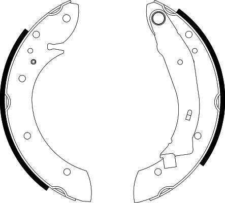 HELLA 8DB 355 001-721 - Kit freno, freni a tamburo www.autoricambit.com