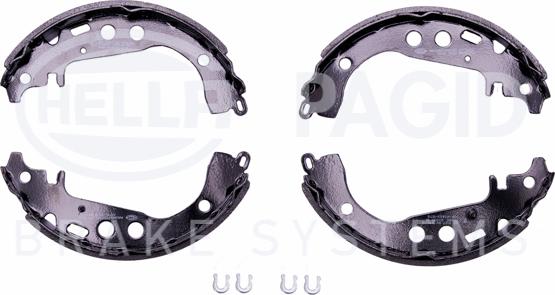 HELLA 8DB 355 001-771 - Kit freno, freni a tamburo www.autoricambit.com