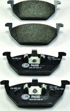 HELLA 8DB 355 008-591 - Kit pastiglie freno, Freno a disco www.autoricambit.com