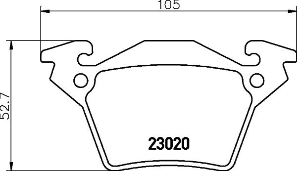 HELLA 8DB 355 008-641 - Kit pastiglie freno, Freno a disco www.autoricambit.com