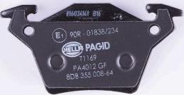 HELLA 8DB 355 008-641 - Kit pastiglie freno, Freno a disco www.autoricambit.com