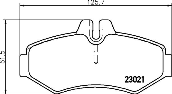 HELLA 8DB 355 008-651 - Kit pastiglie freno, Freno a disco www.autoricambit.com