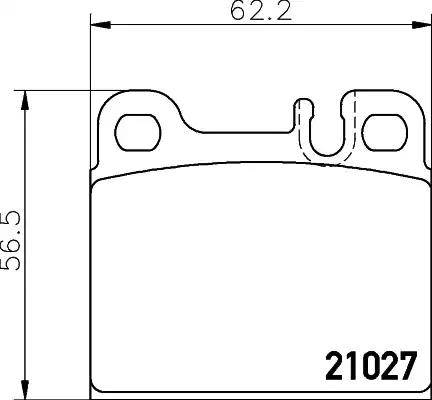 HELLA 8DB 355 008-101 - Kit pastiglie freno, Freno a disco www.autoricambit.com