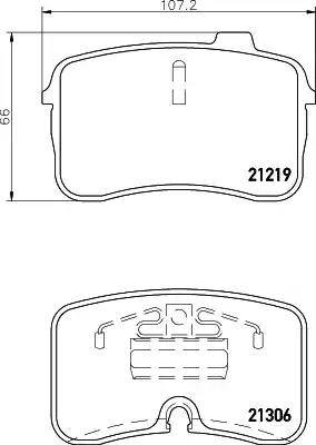 HELLA 8DB 355 008-201 - Kit pastiglie freno, Freno a disco www.autoricambit.com