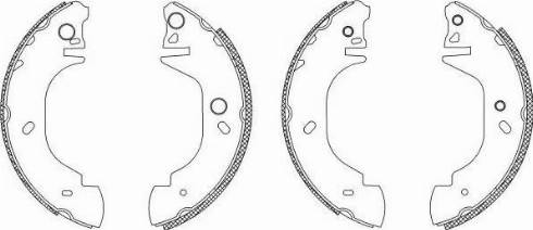 HELLA 8DB 355 003-411 - Kit freno, freni a tamburo www.autoricambit.com