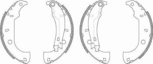 HELLA 8DB 355 003-361 - Kit freno, freni a tamburo www.autoricambit.com