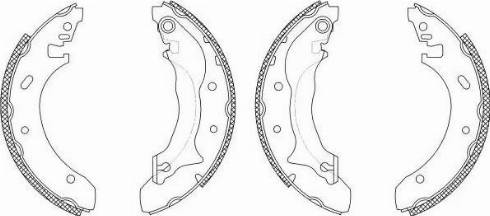 HELLA 8DB 355 003-241 - Kit freno, freni a tamburo www.autoricambit.com