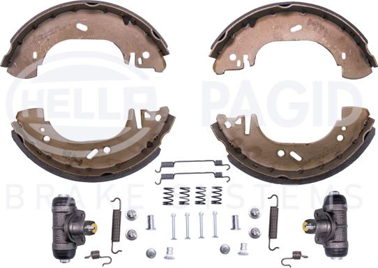 HELLA 8DB 355 003-201 - Kit freno, freni a tamburo www.autoricambit.com