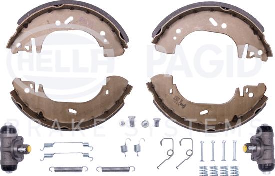 HELLA 8DB 355 003-231 - Kit freno, freni a tamburo www.autoricambit.com