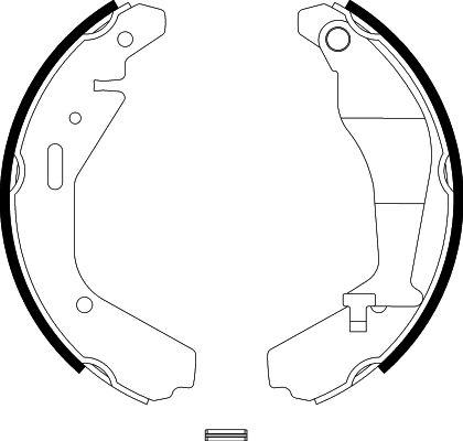 HELLA 8DB 355 002-951 - Kit freno, freni a tamburo www.autoricambit.com