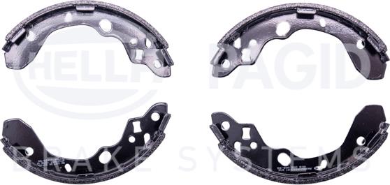 HELLA 8DB 355 002-551 - Kit freno, freni a tamburo www.autoricambit.com