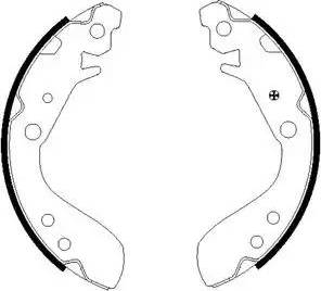 HELLA 8DB 355 002-651 - Kit freno, freni a tamburo www.autoricambit.com