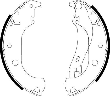 HELLA 8DB 355 002-611 - Kit freno, freni a tamburo www.autoricambit.com