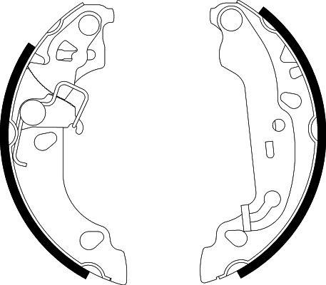 HELLA 8DB 355 002-621 - Kit freno, freni a tamburo www.autoricambit.com