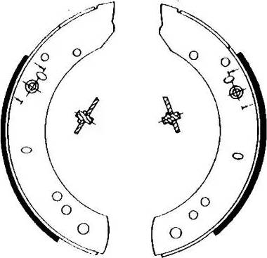 HELLA 8DB 355 002-081 - Kit freno, freni a tamburo www.autoricambit.com