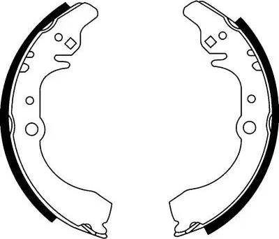 HELLA 8DB 355 002-121 - Kit freno, freni a tamburo www.autoricambit.com