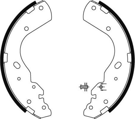 HELLA 8DB 355 002-851 - Kit freno, freni a tamburo www.autoricambit.com