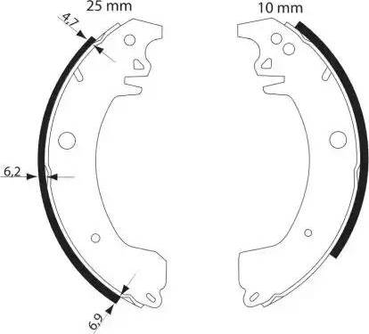 HELLA 8DB 355 002-871 - Kit freno, freni a tamburo www.autoricambit.com