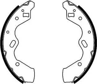 HELLA 8DB 355 002-351 - Kit freno, freni a tamburo www.autoricambit.com