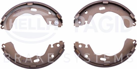 HELLA 8DB 355 002-301 - Kit freno, freni a tamburo www.autoricambit.com