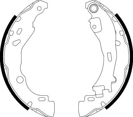 HELLA 8DB 355 002-751 - Kit freno, freni a tamburo www.autoricambit.com