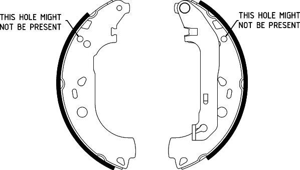 HELLA 8DB 355 002-731 - Kit freno, freni a tamburo www.autoricambit.com