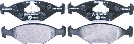 HELLA 8DB 355 007-441 - Kit pastiglie freno, Freno a disco www.autoricambit.com