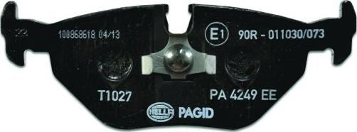 HELLA 8DB 355 007-421 - Kit pastiglie freno, Freno a disco www.autoricambit.com