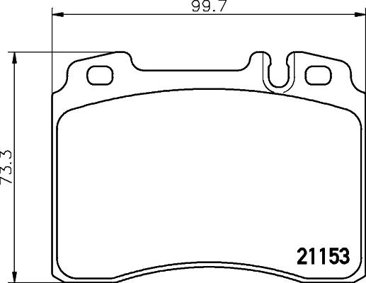 HELLA 8DB 355 007-471 - Kit pastiglie freno, Freno a disco www.autoricambit.com