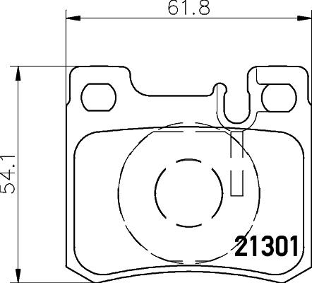 HELLA 8DB 355 007-671 - Kit pastiglie freno, Freno a disco www.autoricambit.com