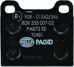 HELLA 8DB 355 007-021 - Kit pastiglie freno, Freno a disco www.autoricambit.com