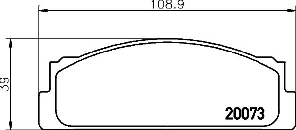 HELLA 8DB 355 007-111 - Kit pastiglie freno, Freno a disco www.autoricambit.com