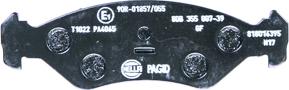 HELLA 8DB 355 007-391 - Kit pastiglie freno, Freno a disco www.autoricambit.com