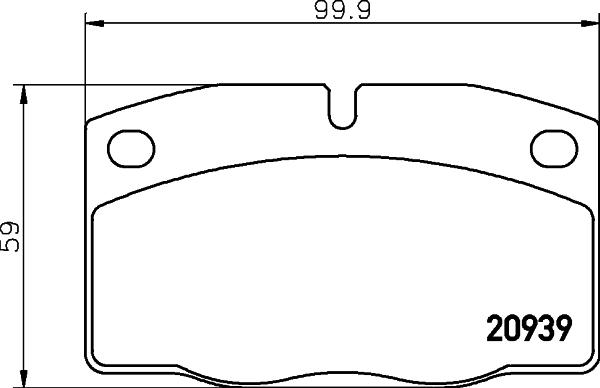 HELLA 8DB 355 007-251 - Kit pastiglie freno, Freno a disco www.autoricambit.com