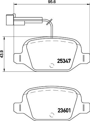 HELLA 8DB 355 019-631 - Kit pastiglie freno, Freno a disco www.autoricambit.com