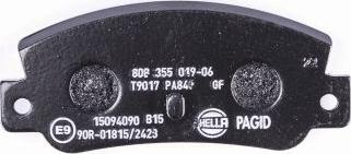 HELLA 8DB 355 019-061 - Kit pastiglie freno, Freno a disco www.autoricambit.com