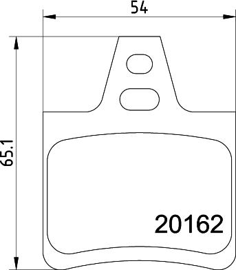 HELLA 8DB 355 019-011 - Kit pastiglie freno, Freno a disco www.autoricambit.com